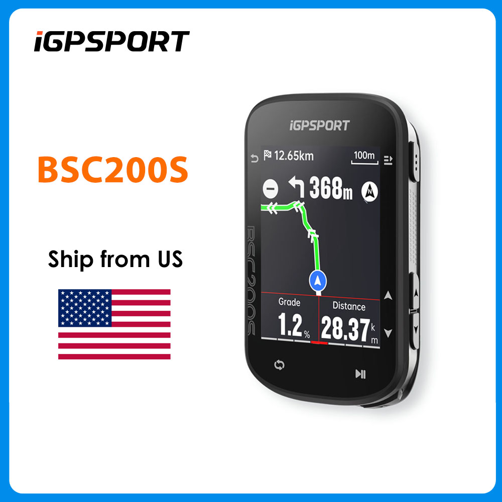 Cycling Computer Gps Wireless Color Screen - iGPSPORT BSC200S คอมพิวเตอร์จักรยาน GPS ระบบนำทางเส้นทาง หน้าจอสีสันสดใส