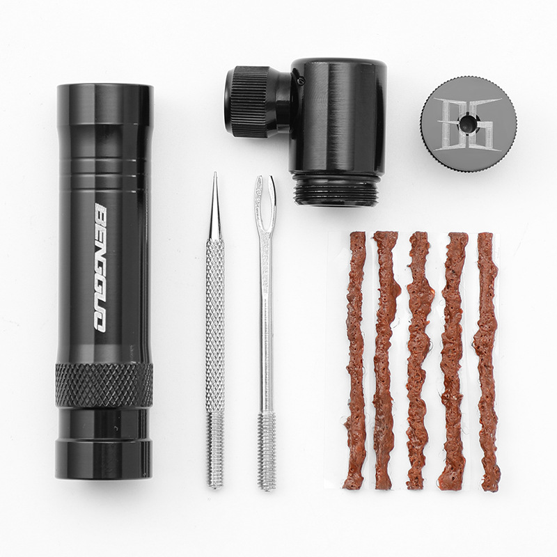 Co2 Tire Inflator Bike Repair - จักรยานจักรยานยาง Air CO2 Inflator ปั๊มยางชุดซ่อม Schrader