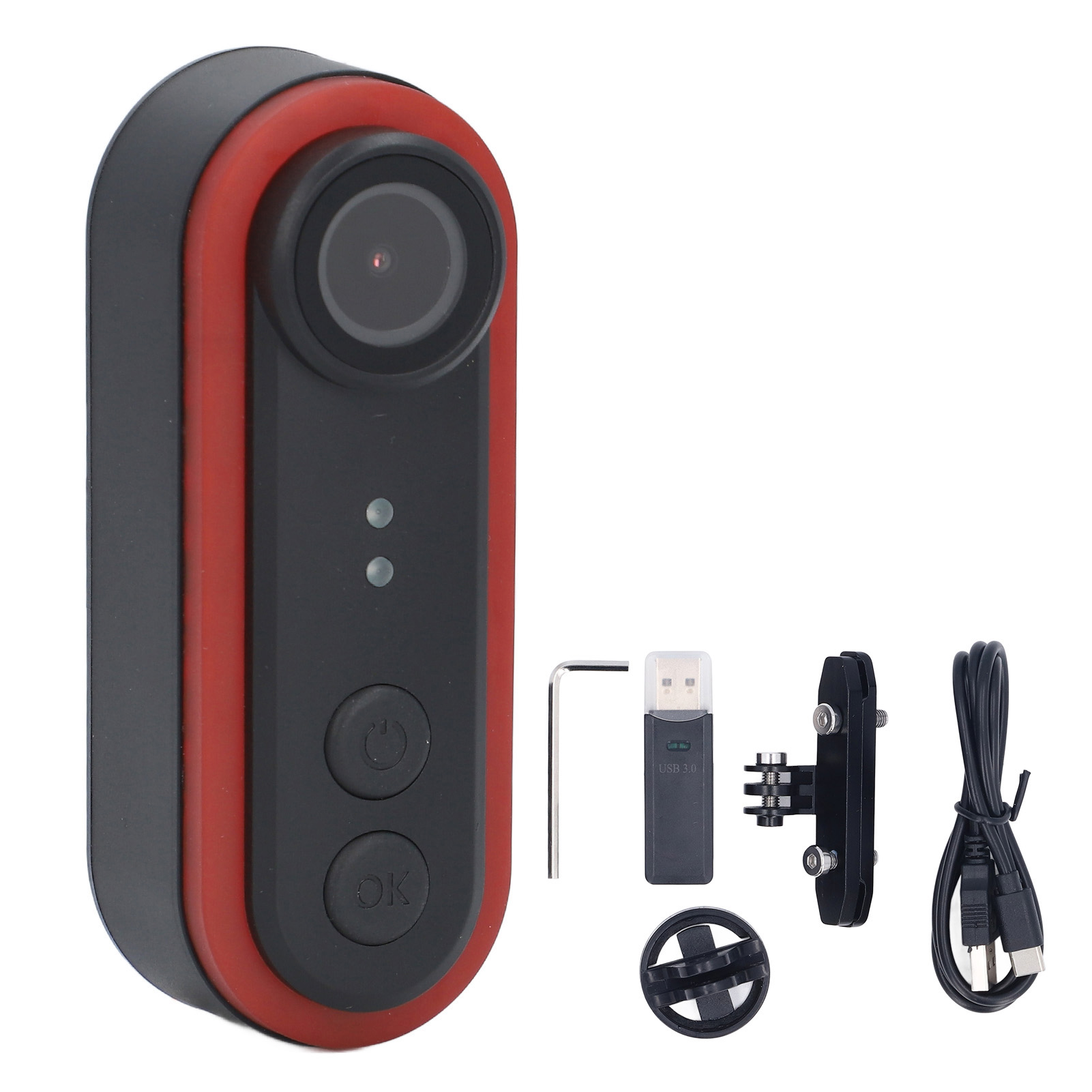 Bike Tail Light With Camera 1080P - กล้องติดจักรยาน กล้องติดจักรยานพร้อมไฟท้าย 1080P HD มุมมอง 150