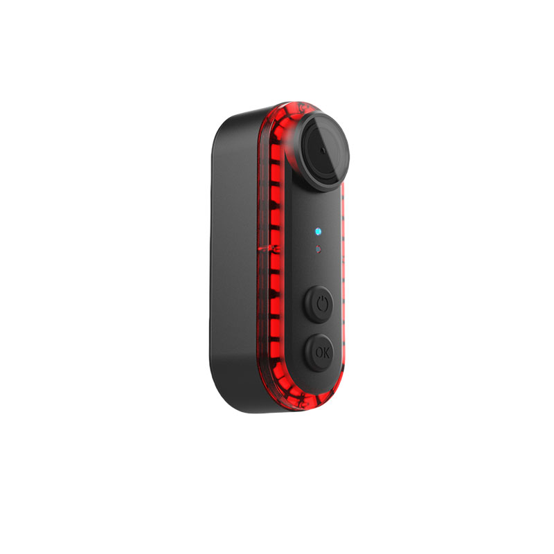Bike Tail Light With Camera 1080P - กล้องจักรยานมองกลางคืน/พร้อมไฟ LED ความละเอียดสูง 1080P กันน้ำ ไฟท้ายขนาด