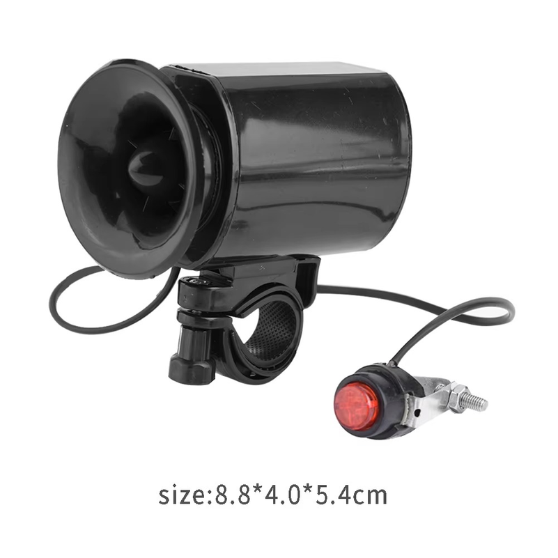 Bike Bell Electronic Loud Horn - แตรไฟฟ้าติดแฮนด์จักรยาน, คุณภาพสูง 6 เสียง 120dB เสียงดังมาก