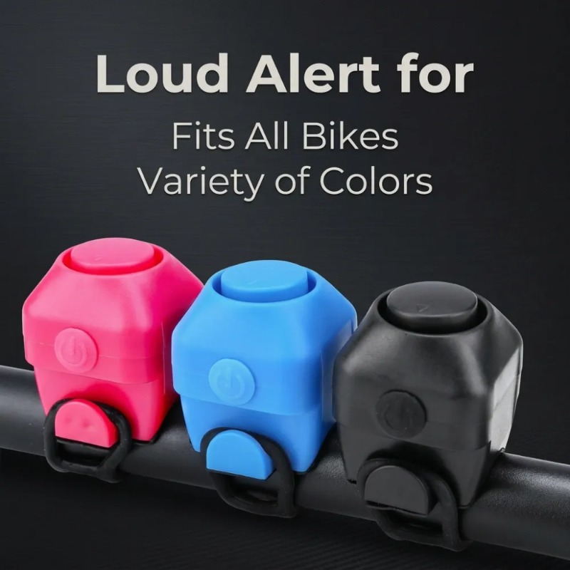 Bike Bell Electronic Loud Horn - แตรไฟฟ้าสำหรับจักรยาน 130 เดซิเบล กระดิ่งเตือนภัย ไซเรนตำรวจ กระดิ่งติดแฮนด์จักรยาน