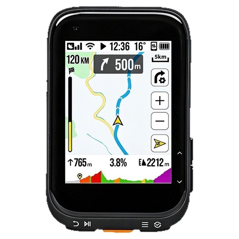 Cycling Computer Gps Wireless Color Screen - A74K-หน้าจอสีแบบสัมผัส คอมพิวเตอร์จักรยานอัจฉริยะ AI GPS ไร้สาย พร้อมระบบนำทางแผนที่สำหรับปั่นจักรยาน