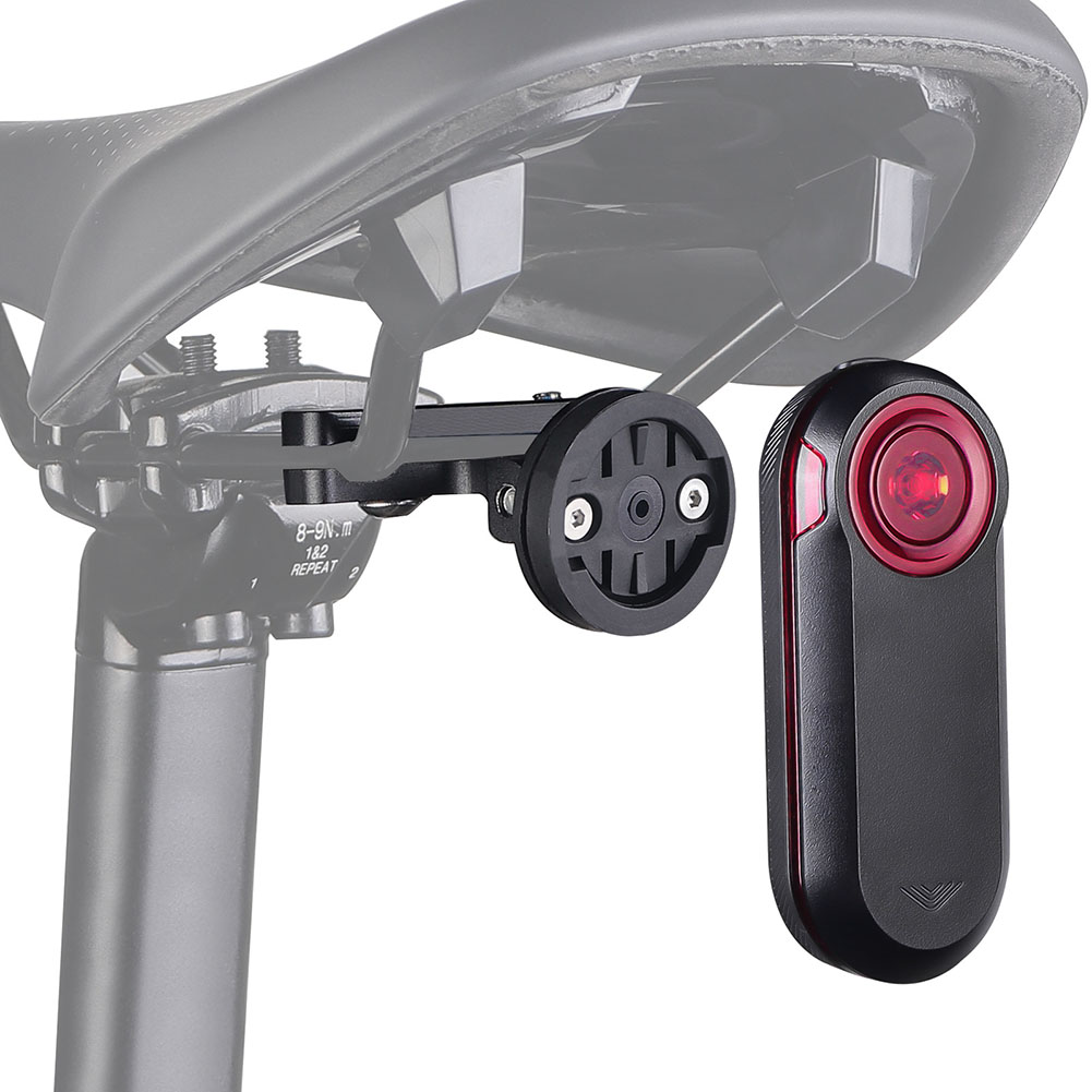 Action Camera Bike Mount Aluminum - ขายึดไฟท้ายจักรยานแบบกันลื่น ที่ยึดไฟท้ายจักรยาน ที่รองรับเบาะจักรยาน สำหรับติดตั้งกล้องแอคชั่น สำหรับ Garmin