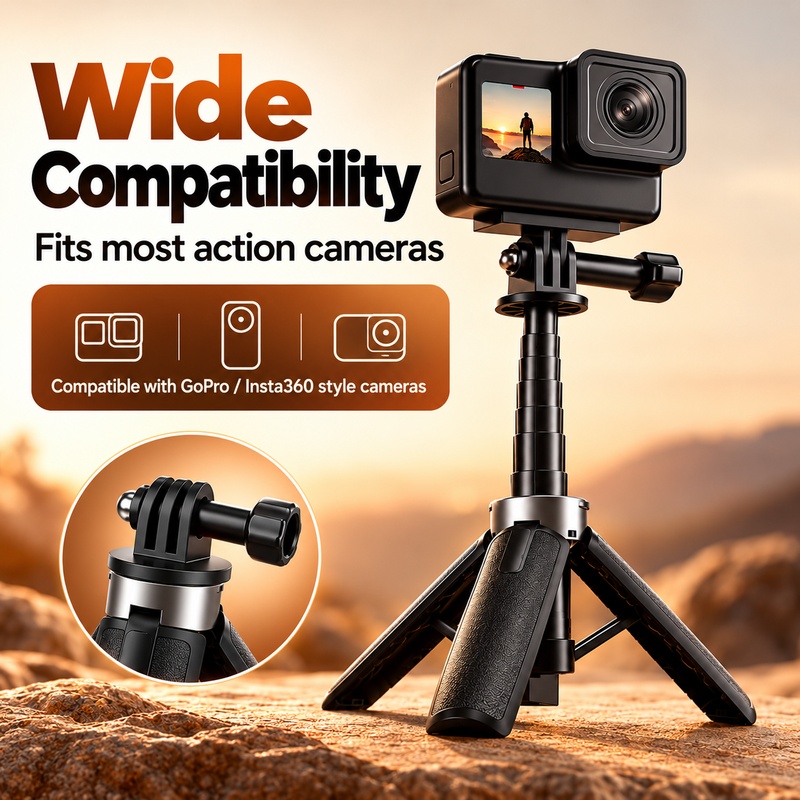 Action Camera Bike Mount Aluminum - ขาตั้งกล้อง X30 ใช้ได้กับ DJI Action 4/5
