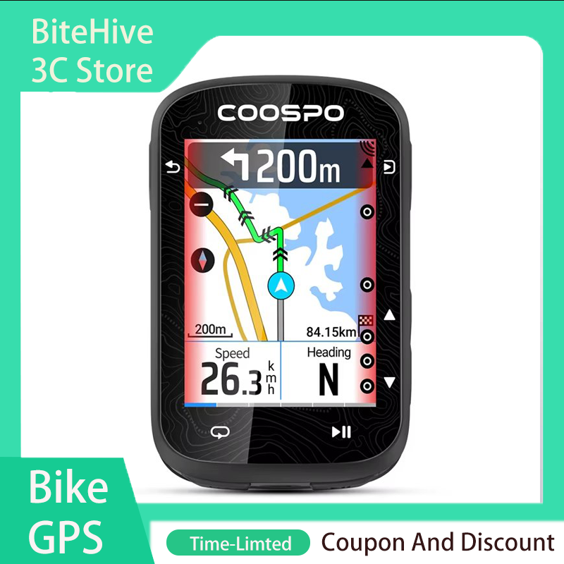 Cycling Computer Gps Wireless Color Screen - COOSPO CS600 คอมพิวเตอร์จักรยานแบบหน้าจอสัมผัส GPS ขนาด 2.4