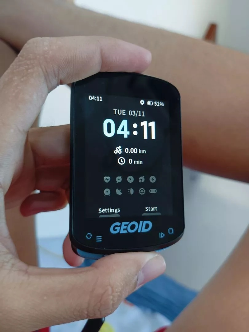 Cycling Computer Gps Wireless Color Screen - Geoid CC600 จักรยานคอมพิวเตอร์หน้าจอสีสมาร์ทนําทาง GPS ไร้สายจักรยาน Speedometer