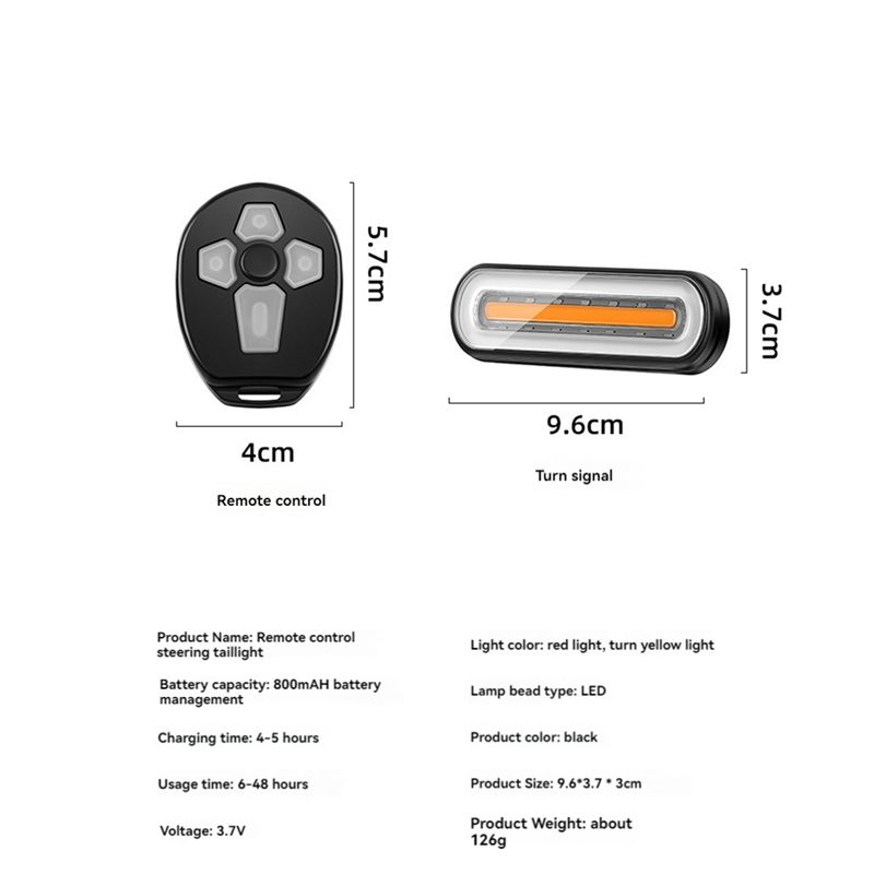 HOES-ไฟท้ายจักรยานไร้สายพร้อมส - Turn Signal Bike Light Wireless Remote บทวิจารณ์และราคา