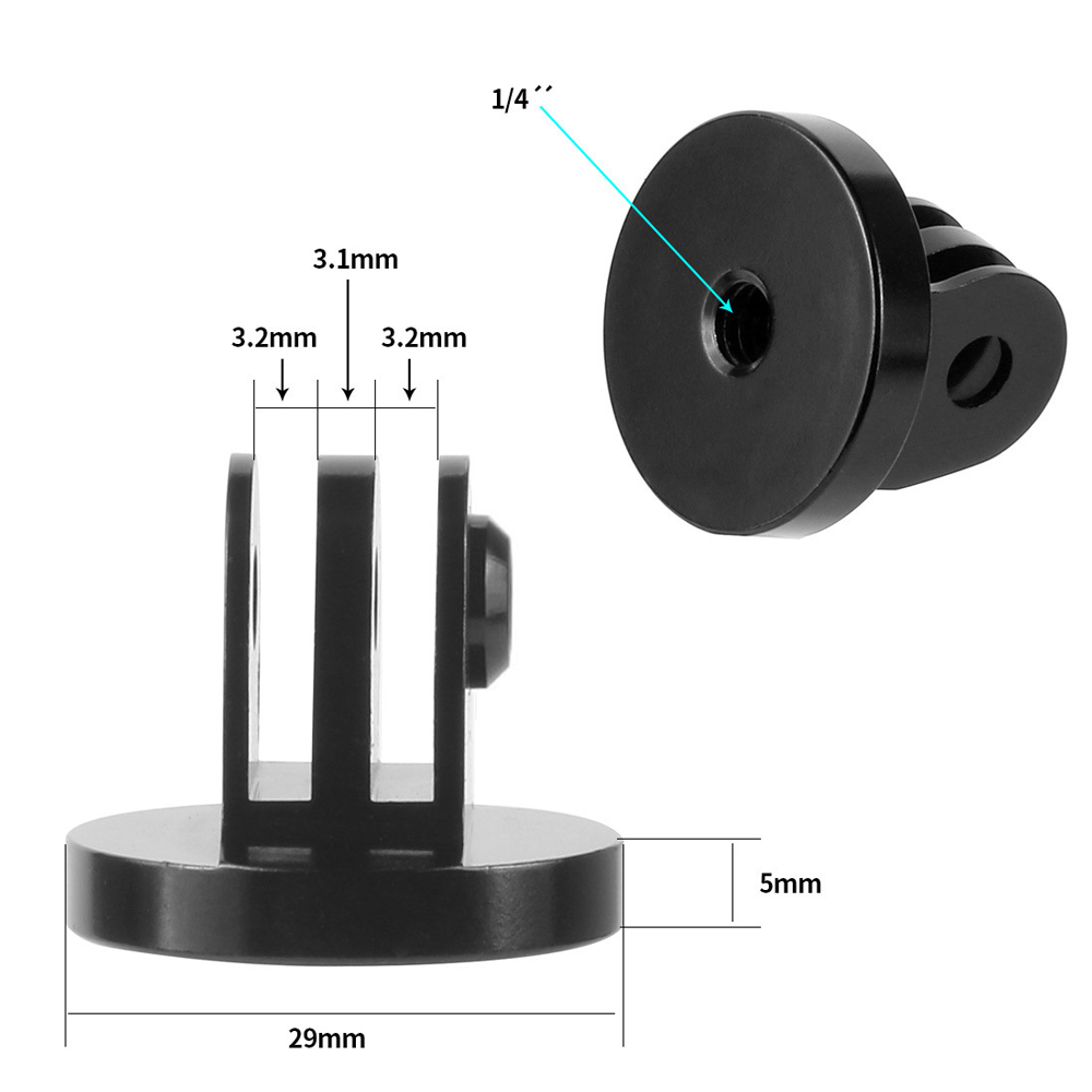 อะแดปเตอร์ขาตั้งกล้องแบบสกรู 1 - Action Camera Bike Mount Aluminum บทวิจารณ์และราคา
