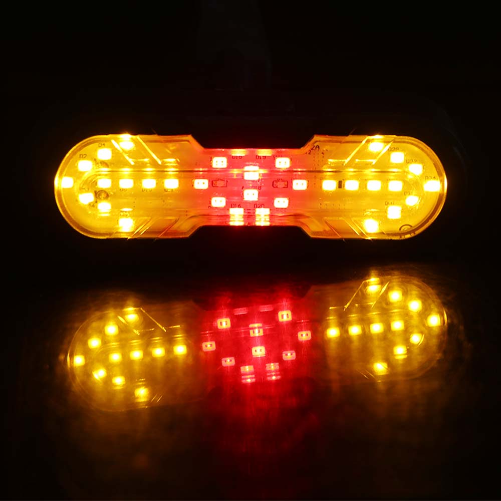 ไฟท้ายจักรยานกันน้ำพร้อมสัญญาณ - Turn Signal Bike Light Wireless Remote บทวิจารณ์และราคา