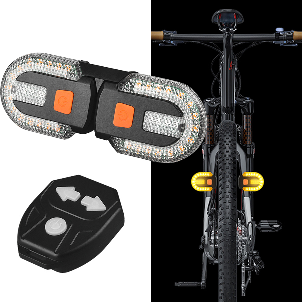 ไฟเลี้ยวจักรยานรีโมทคอนโทรลไร้ - Turn Signal Bike Light Wireless Remote บทวิจารณ์และราคา