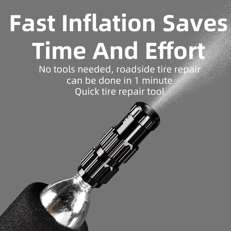 ปั๊มลมยางจักรยานอลูมิเนียมอัลล - Co2 Tire Inflator Bike Repair บทวิจารณ์และราคา