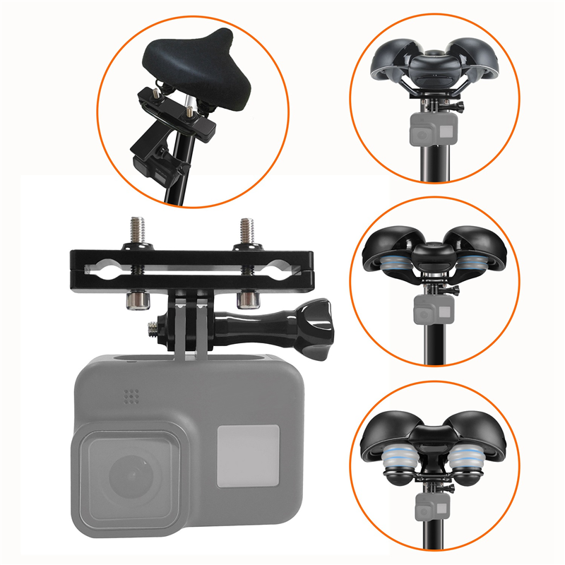 AY14 - จักรยานอาน Rail Mount จ - Action Camera Bike Mount Aluminum บทวิจารณ์และราคา