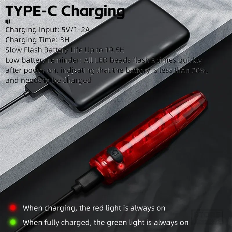 WEST BIKING สมาร์ทจักรยานไฟท้า - Smart Bike Brake Sensor Rear Light บทวิจารณ์และราคา