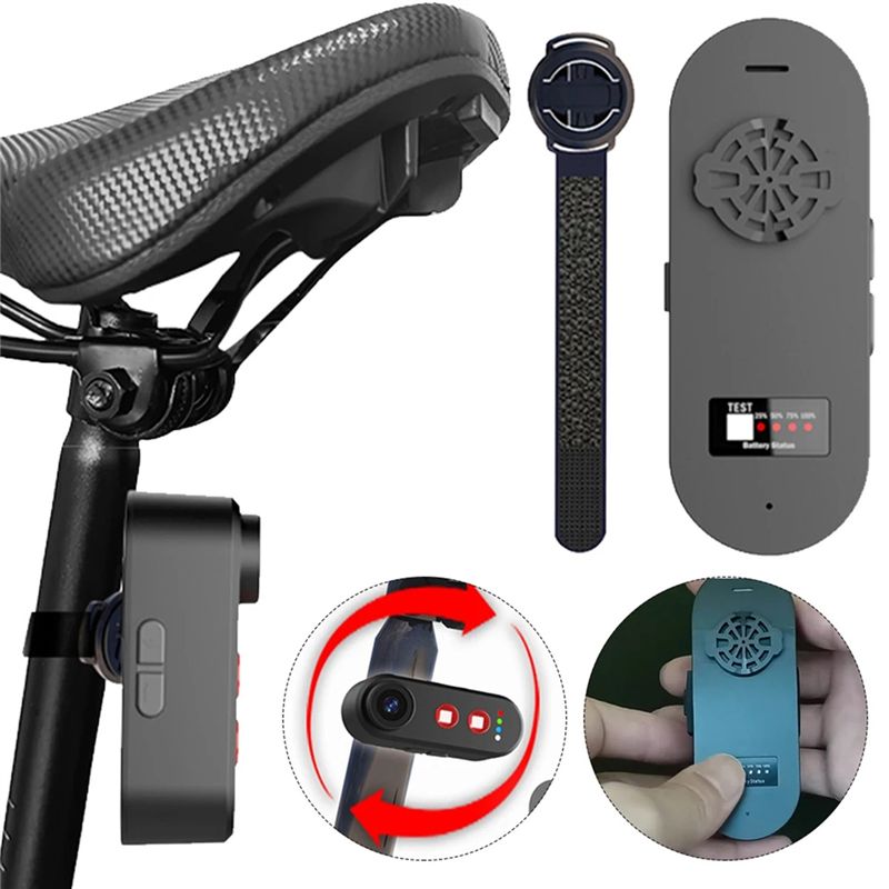 AA67-กล้องมองหลังจักรยานพร้อมไ - Bike Tail Light With Camera 1080P บทวิจารณ์และราคา