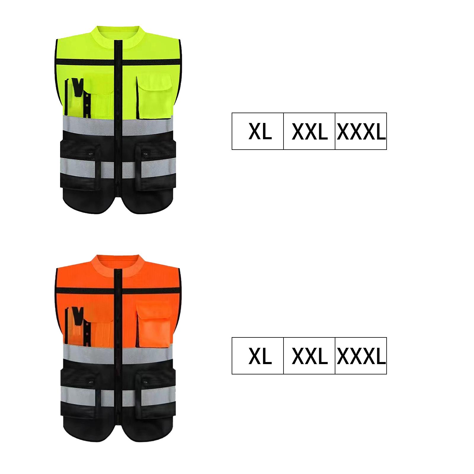 เสื้อกั๊กสะท้อนแสง เสื้อกั๊กที - Reflective Cycling Vest High Visibility บทวิจารณ์และราคา