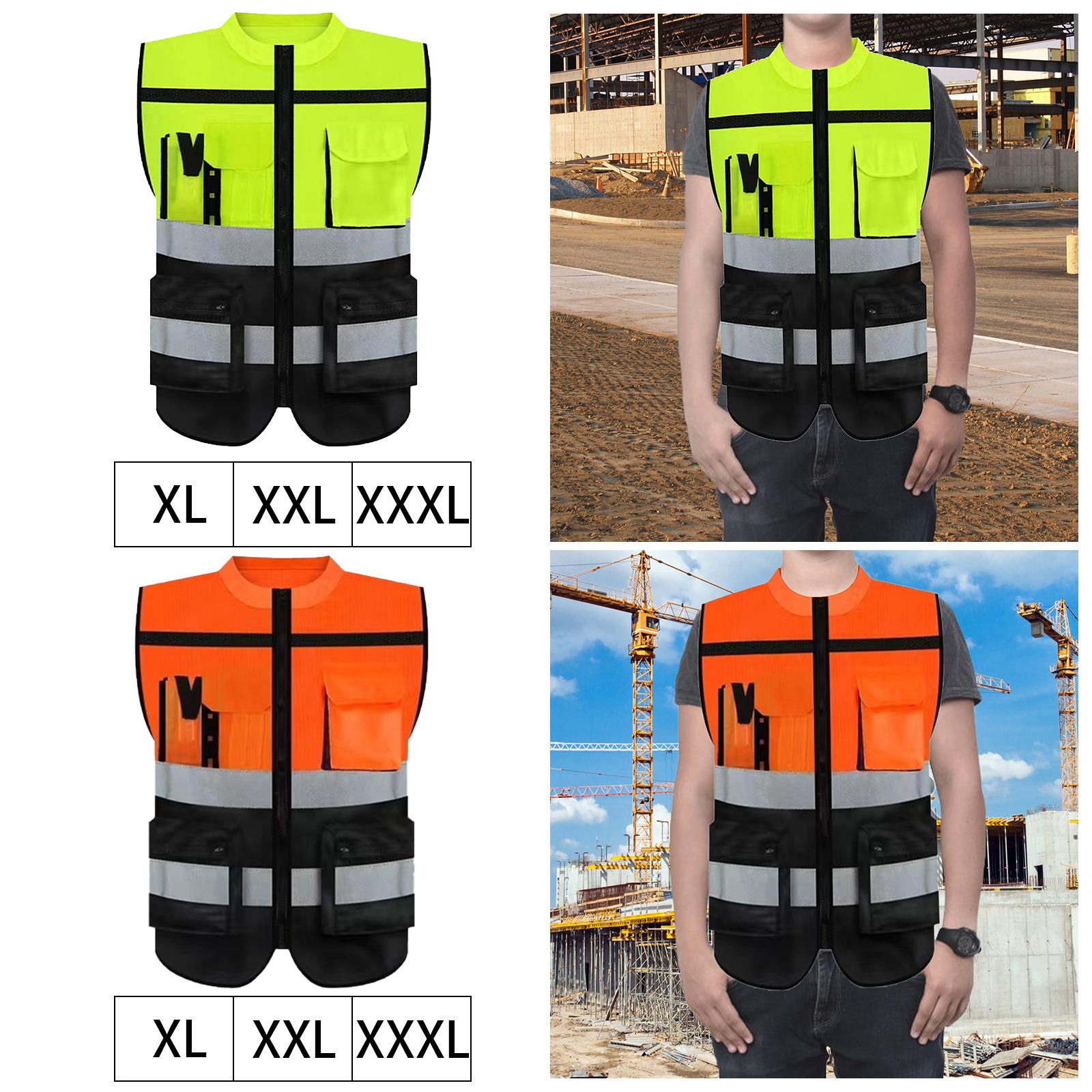 เสื้อกั๊กสะท้อนแสง เสื้อกั๊กที - Reflective Cycling Vest High Visibility บทวิจารณ์และราคา