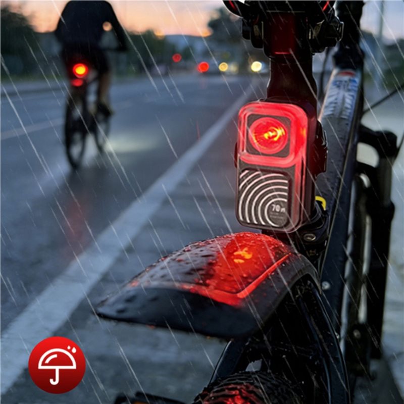 ไฟท้ายจักรยานแบบชาร์จ USB รุ่น - Cycling Radar Tail Light Rear Warning บทวิจารณ์และราคา