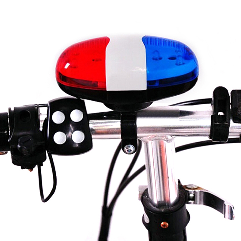 จักรยานBell 6 LED 4 Toneฮอร์นจ - Bike Bell Electronic Loud Horn บทวิจารณ์และราคา
