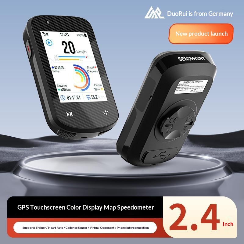 คอมพิวเตอร์จักรยานไร้สาย Tanru - Cycling Computer Gps Wireless Color Screen บทวิจารณ์และราคา