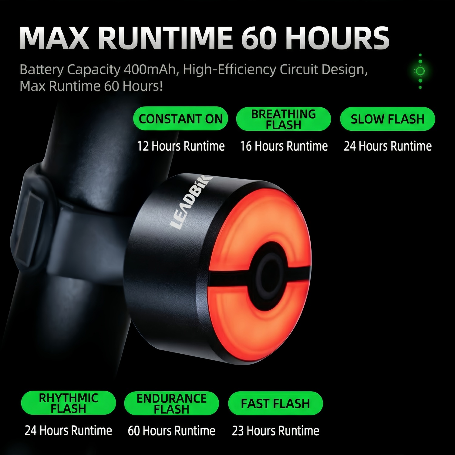 ไฟท้ายจักรยานพร้อมเซ็นเซอร์เบร - Smart Bike Brake Sensor Rear Light บทวิจารณ์และราคา