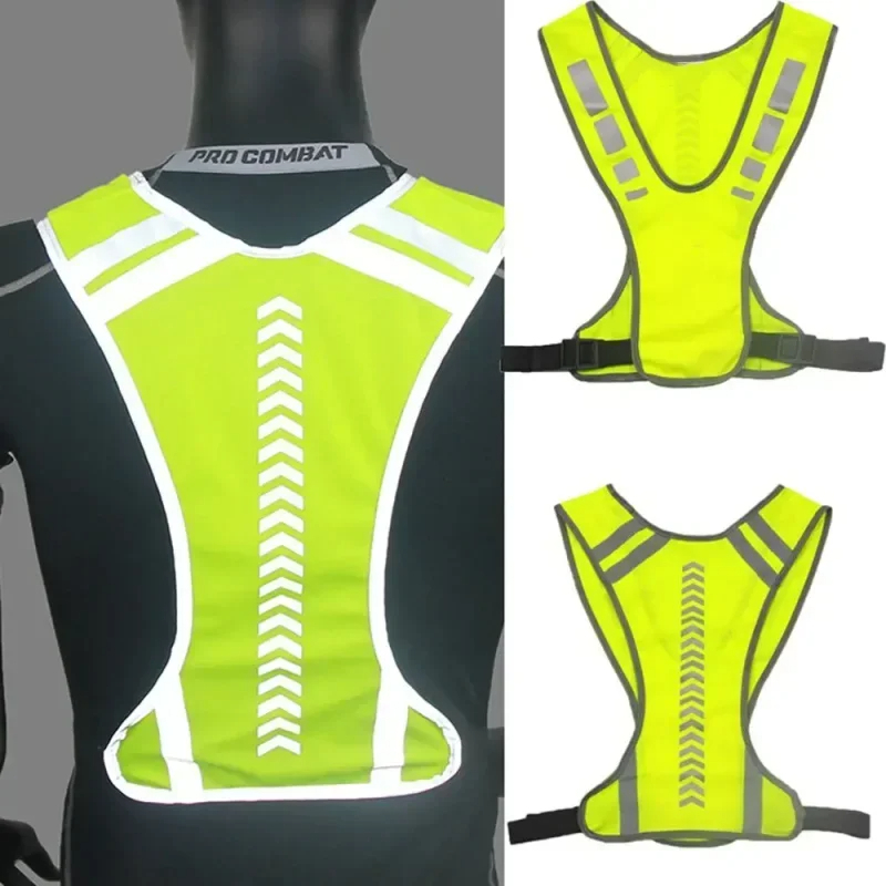 เสื้อกั๊กสะท้อนแสงสำหรับขี่มอเ - Reflective Cycling Vest High Visibility บทวิจารณ์และราคา