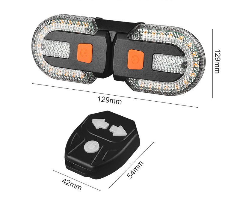 ไฟเลี้ยวจักรยาน ไฟท้าย ไฟ LED  - Turn Signal Bike Light Wireless Remote บทวิจารณ์และราคา