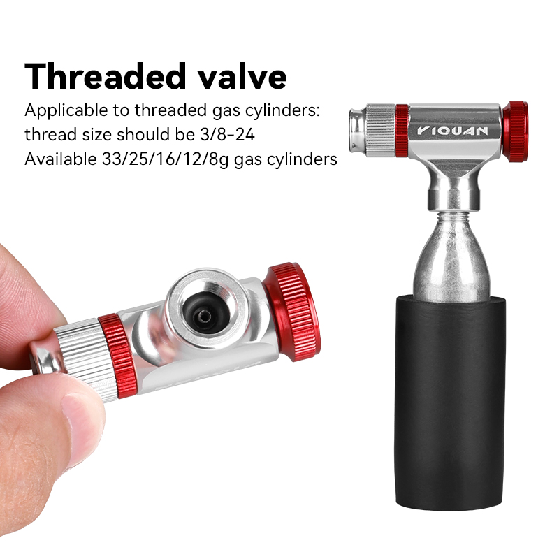 หัวเติมลมยางจักรยานแบบพกพา ทำจ - Co2 Tire Inflator Bike Repair บทวิจารณ์และราคา