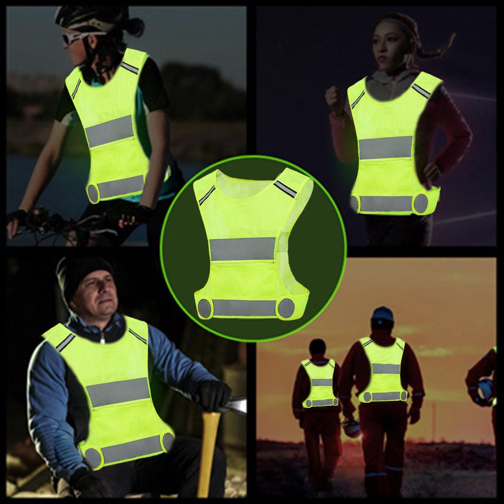 เสื้อกั๊ก ° น้ำหนักเบาระบายอาก - Reflective Cycling Vest High Visibility บทวิจารณ์และราคา