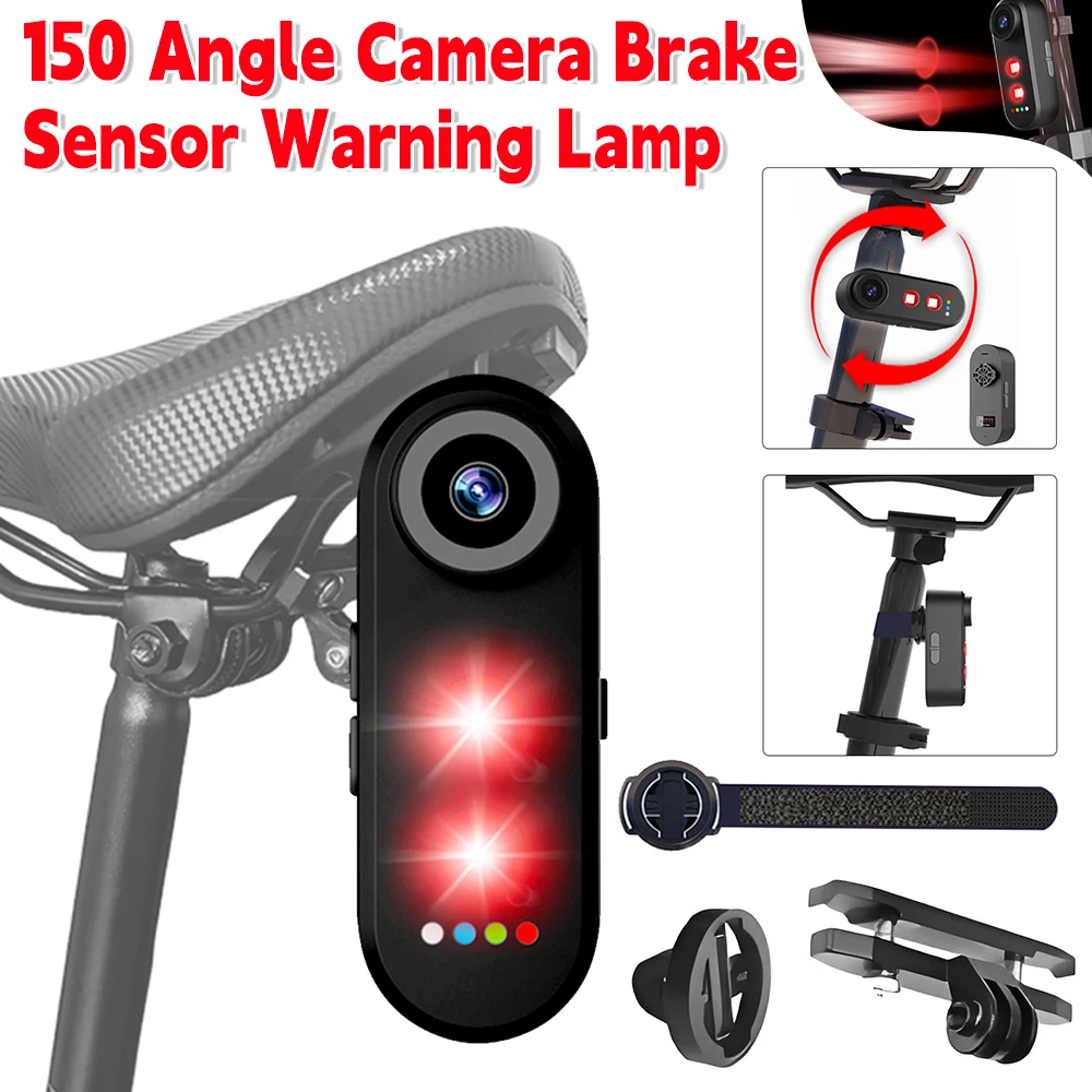 ไฟท้ายกล้องจักรยาน ไฟท้ายกล้อง - Bike Tail Light With Camera 1080P บทวิจารณ์และราคา