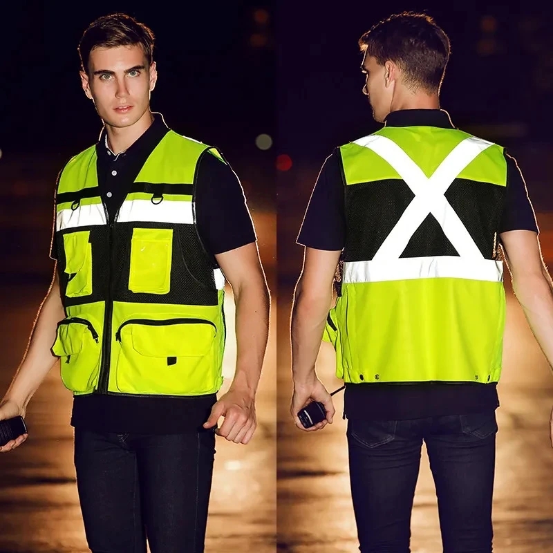 เสื้อผ้านิรภัยการมองเห็นสูงส่ว - Reflective Cycling Vest High Visibility บทวิจารณ์และราคา