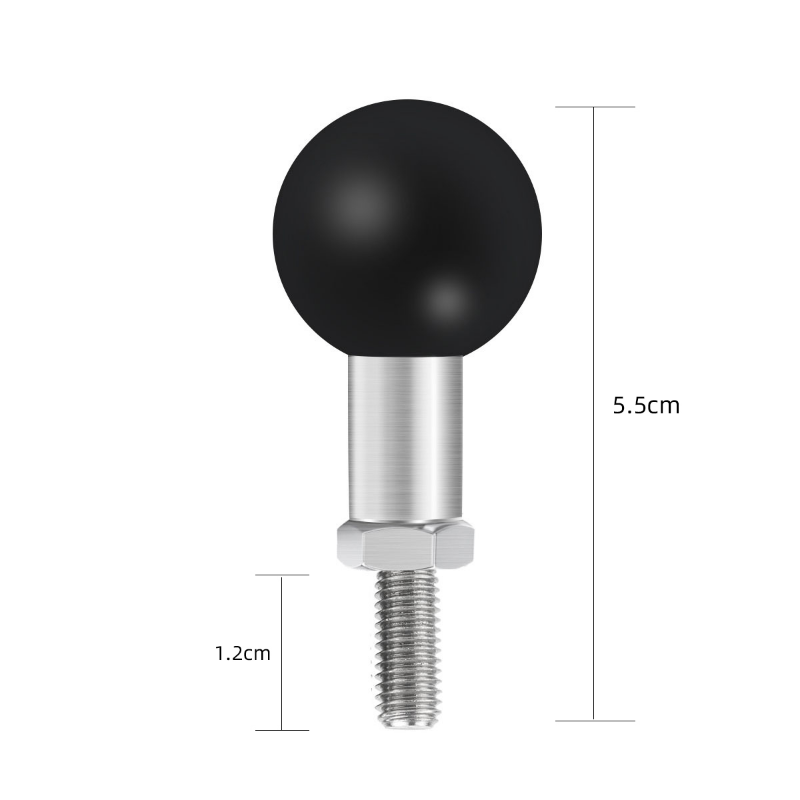 อะแดปเตอร์บอลขนาด 1 นิ้ว พร้อม - Action Camera Bike Mount Aluminum บทวิจารณ์และราคา