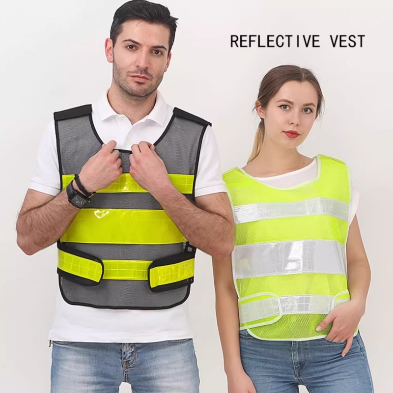 Night Safety การมองเห็นสูงแถบส - Reflective Cycling Vest High Visibility บทวิจารณ์และราคา