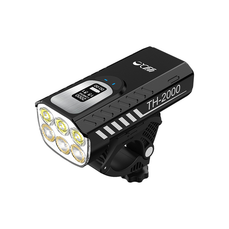 ไฟหน้าจักรยานสว่างพิเศษ 2000 ล - Bike Headlight 2000 Lumens Rechargeable บทวิจารณ์และราคา