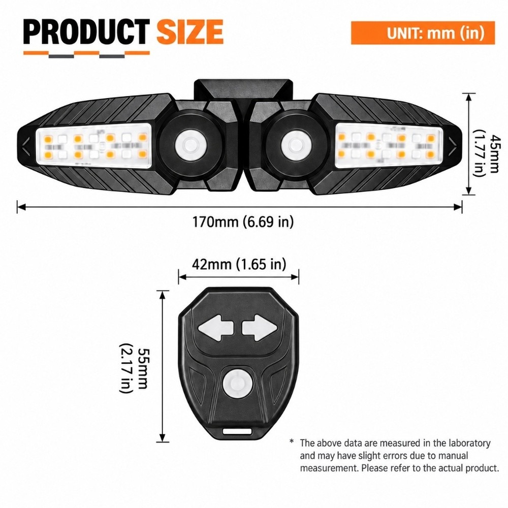 ไฟท้ายจักรยานแบบไร้สาย ควบคุมด - Turn Signal Bike Light Wireless Remote บทวิจารณ์และราคา