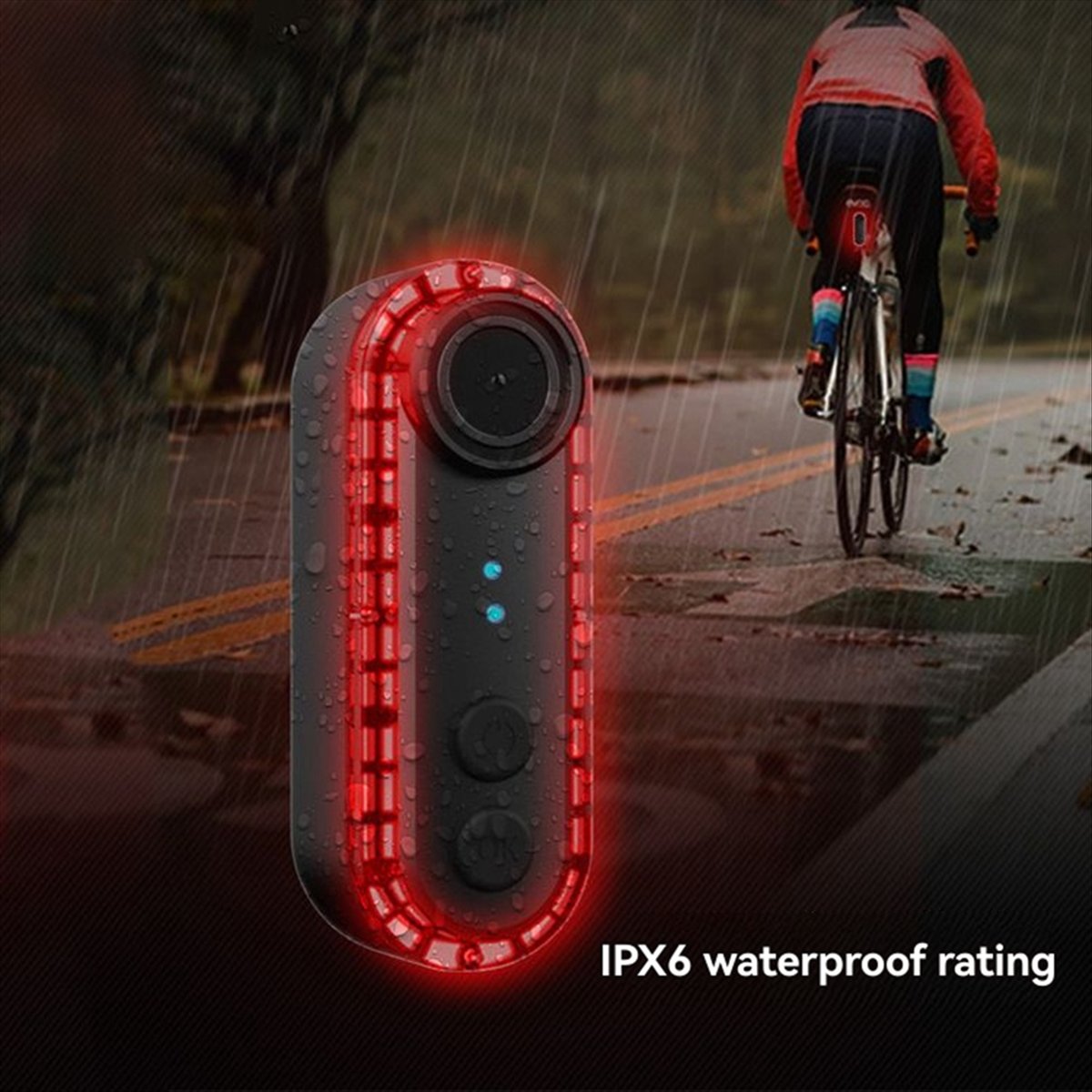 กล้องบันทึกภาพติดท้ายจักรยาน N - Bike Tail Light With Camera 1080P บทวิจารณ์และราคา