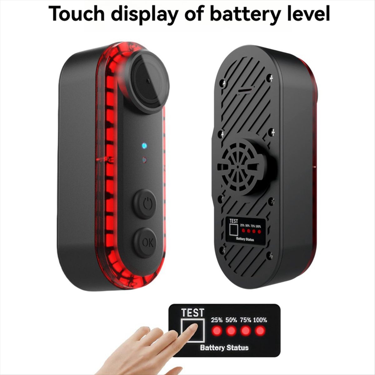 กล้องบันทึกภาพติดท้ายจักรยาน N - Bike Tail Light With Camera 1080P บทวิจารณ์และราคา