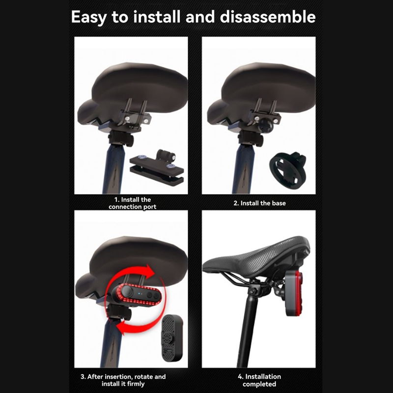 ไฟท้ายจักรยานพร้อมกล้องบันทึกภ - Bike Tail Light With Camera 1080P บทวิจารณ์และราคา