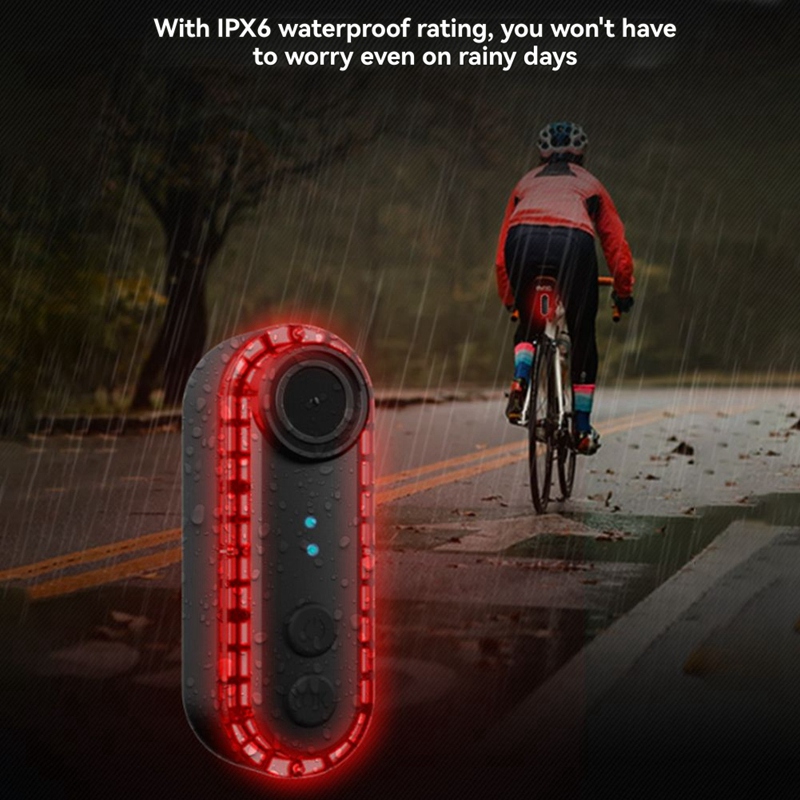 ไฟท้ายจักรยานพร้อมกล้องบันทึกภ - Bike Tail Light With Camera 1080P บทวิจารณ์และราคา