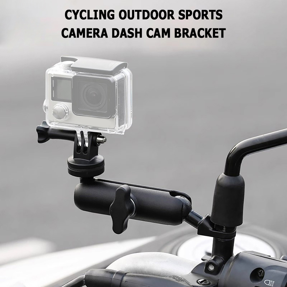 โลหะรถจักรยานยนต์จักรยานผู้ถือ - Action Camera Bike Mount Aluminum บทวิจารณ์และราคา
