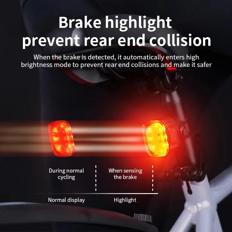 ไฟท้ายจักรยานอัจฉริยะพร้อมเซ็น - Smart Bike Brake Sensor Rear Light บทวิจารณ์และราคา