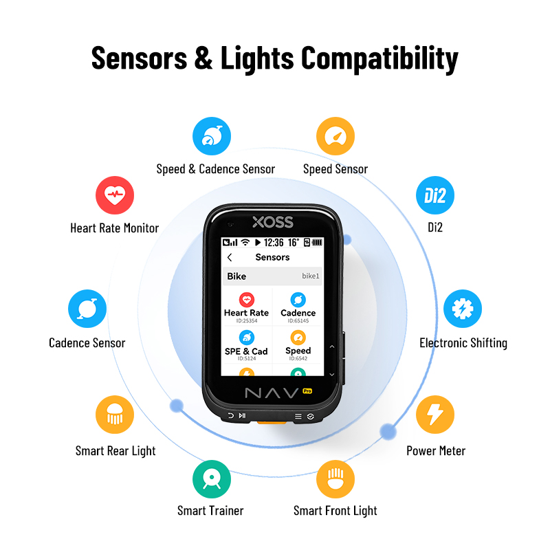XOSS Nav Pro คอมพิวเตอร์จักรยา - Cycling Computer Gps Wireless Color Screen บทวิจารณ์และราคา
