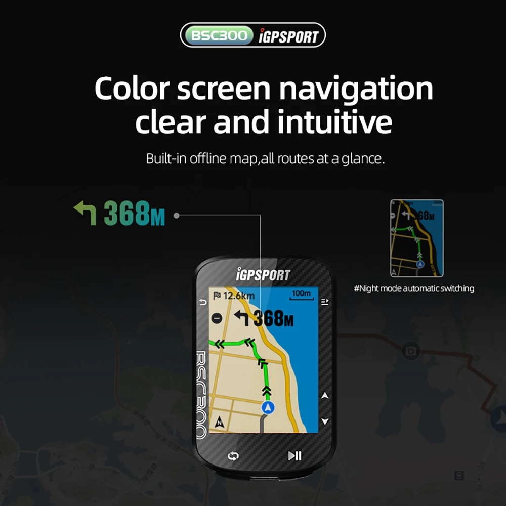 IGPSPORT BSC300T คอมพิวเตอร์จั - Cycling Computer Gps Wireless Color Screen บทวิจารณ์และราคา
