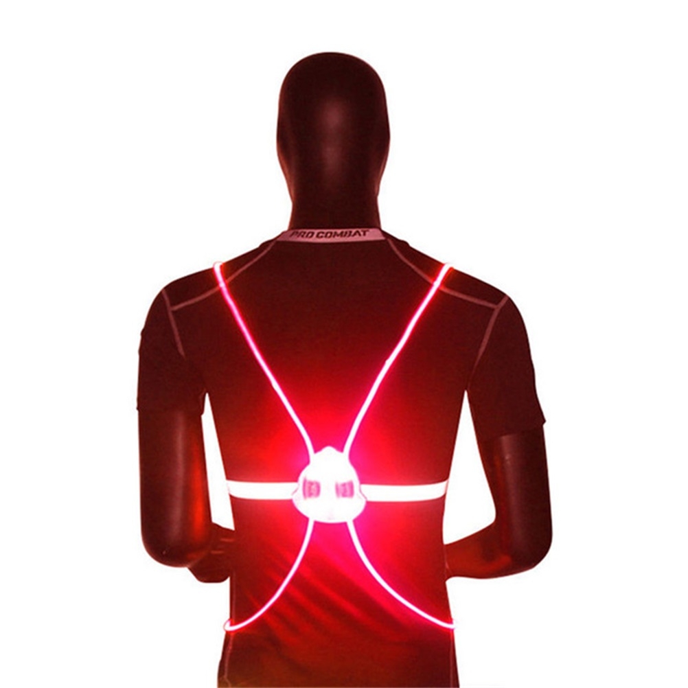 เสื้อกั๊กสะท้อนแสง LED 360 องศ - Reflective Cycling Vest High Visibility บทวิจารณ์และราคา