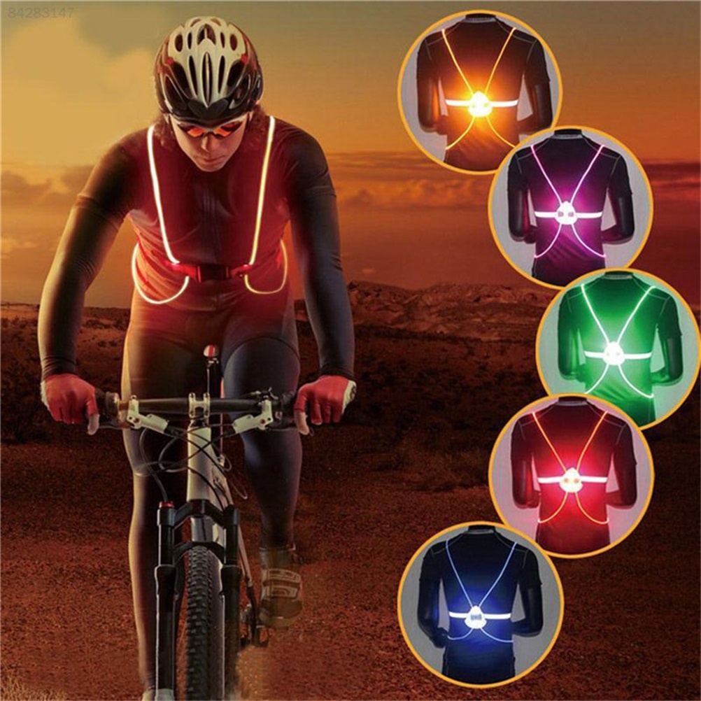 เสื้อกั๊กสะท้อนแสง LED 360 องศ - Reflective Cycling Vest High Visibility บทวิจารณ์และราคา