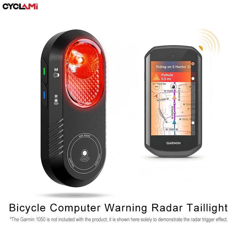 ไฟท้ายจักรยานอัจฉริยะ CYCLAMI  - Cycling Radar Tail Light Rear Warning บทวิจารณ์และราคา