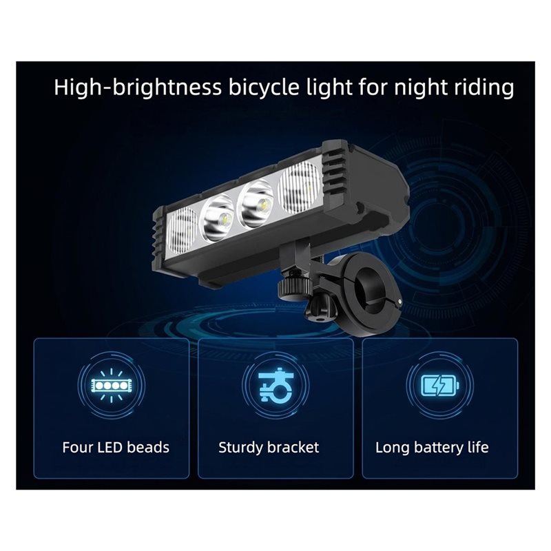 ไฟจักรยานดรอปชิป-ไฟหน้า 2000 ล - Bike Headlight 2000 Lumens Rechargeable บทวิจารณ์และราคา