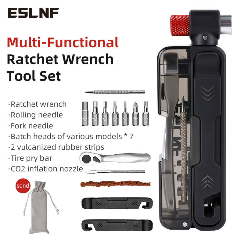 ชุดเครื่องมือซ่อมจักรยาน ประแจ - Co2 Tire Inflator Bike Repair บทวิจารณ์และราคา