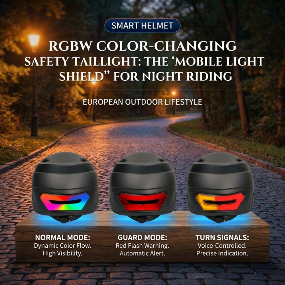 หมวกกันน็อคอัจฉริยะพร้อมกล้อง  - Bike Tail Light With Camera 1080P บทวิจารณ์และราคา