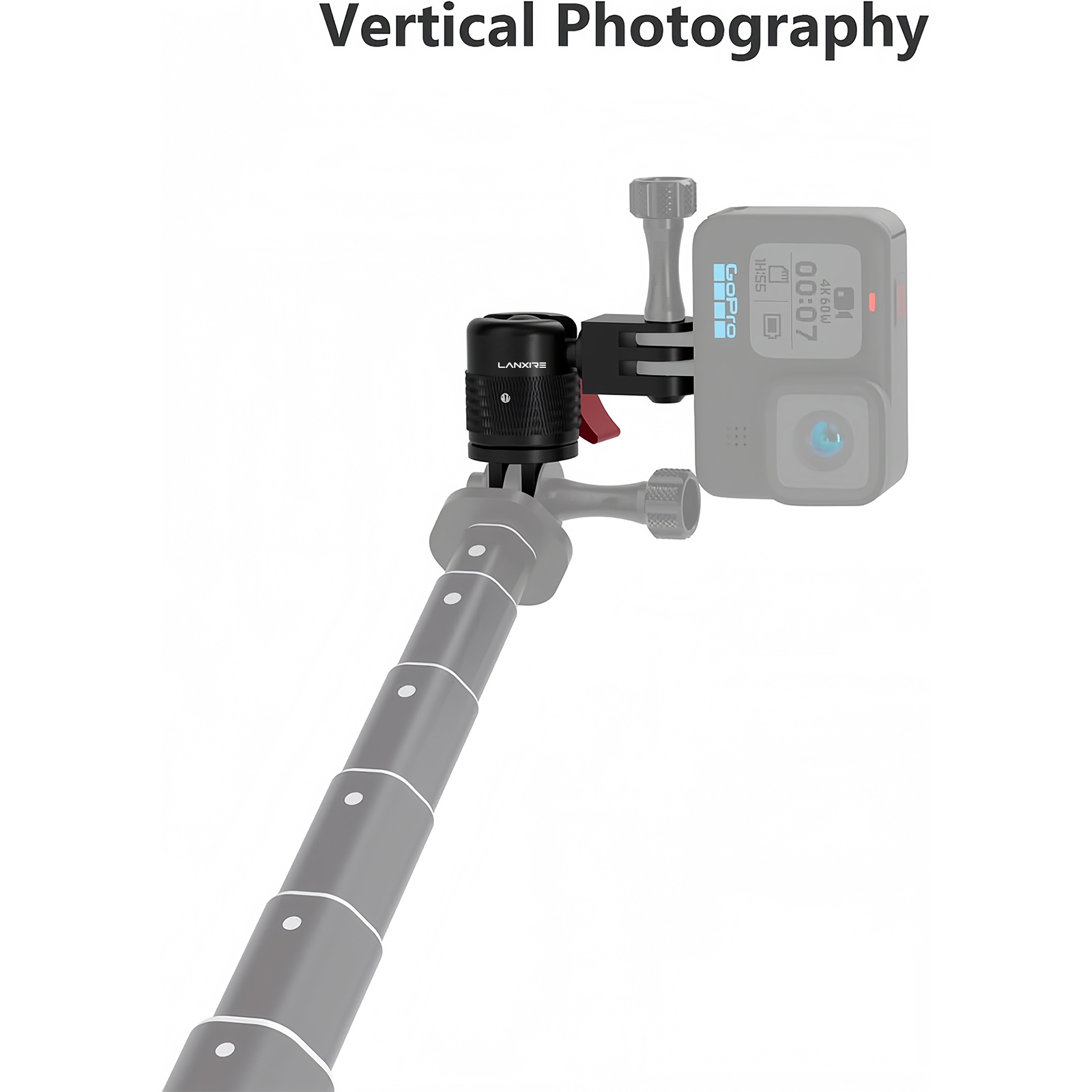Lanxire เม้าท์กล้องปรับได้ 360 - Action Camera Bike Mount Aluminum บทวิจารณ์และราคา